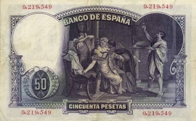50 Pesetas 1931